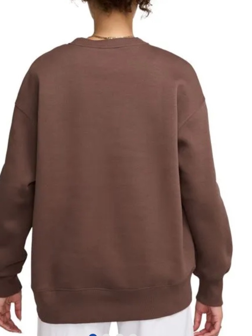 Nike Dark Brown Pullover Crew Sweatshirt L - Picture 2 of 7